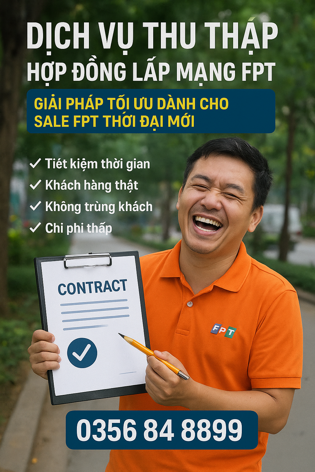 DỊCH VỤ THU THẬP HỢP ĐỒNG LẮP MẠNG FPT