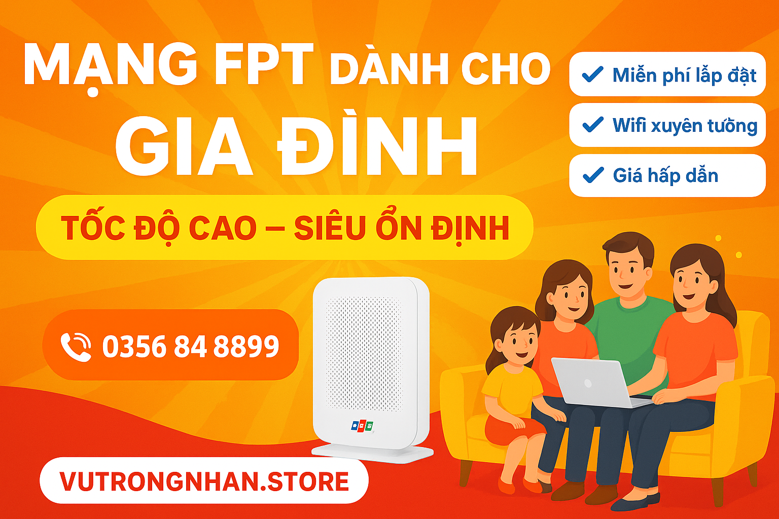 Mạng FPT Dành Cho Gia Đình